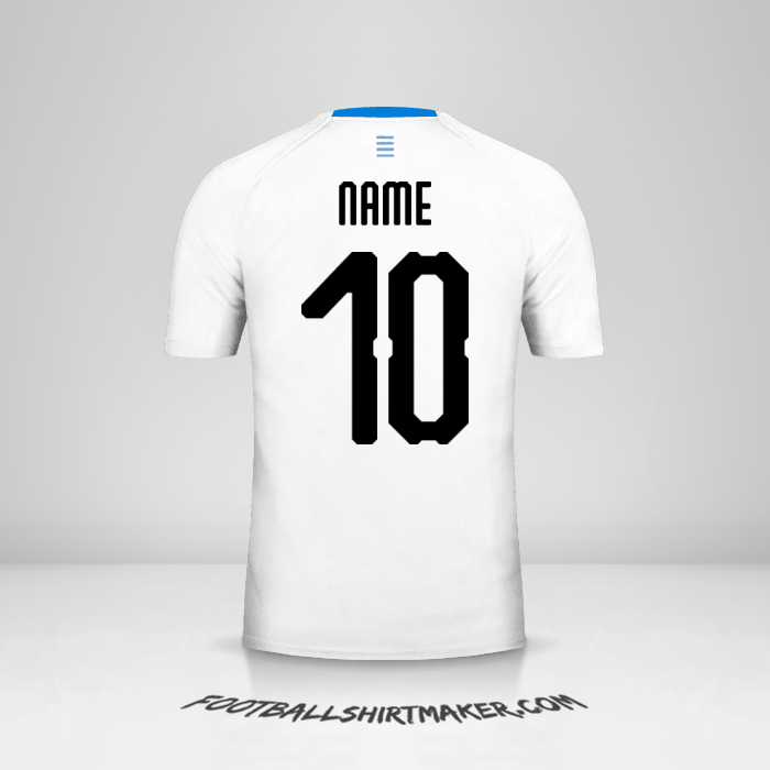 Shirt Uruguay 2018 Away -  name - 10