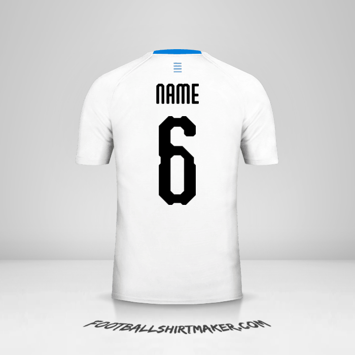 Shirt Uruguay 2018 Away -  name - 6