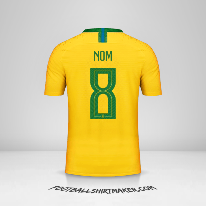 Maillot Brésil 2018 -  nom - 8