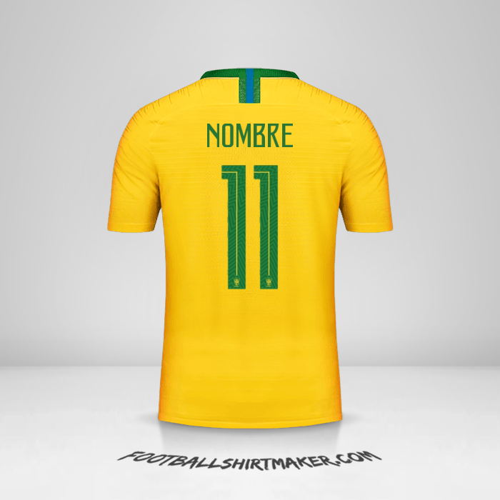 Jersey Brasil 2018 -  nombre - 11