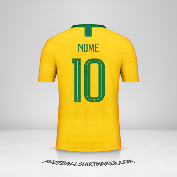 Maglia Brasile 2018 -  nome - 10