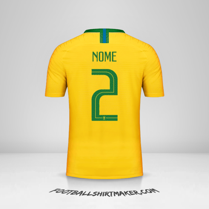 Maglia Brasile 2018 -  nome - 2