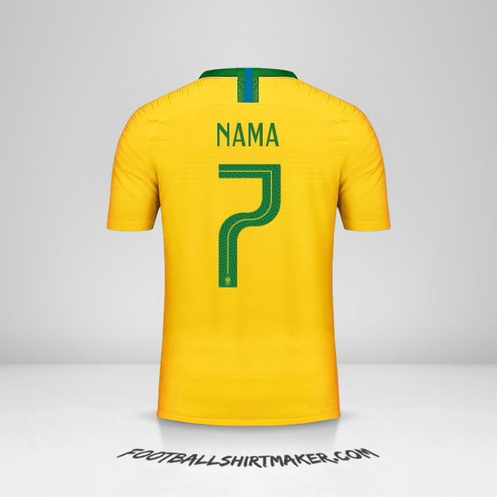 Jersey Brasil 2018 -  nama - 7