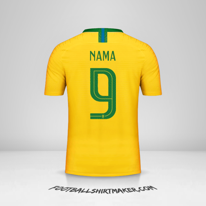 Jersey Brasil 2018 -  nama - 9