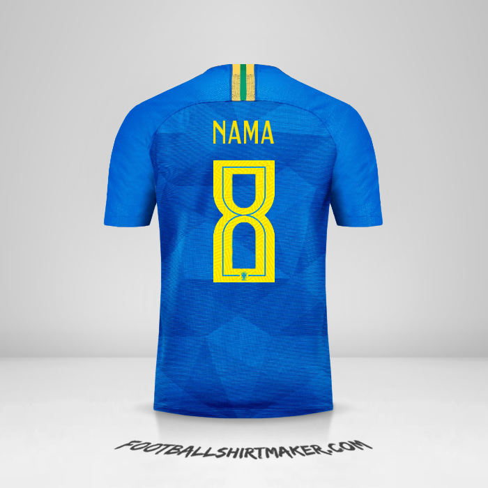 Jersey Brasil 2018/19 Alternatif -  nama - 8
