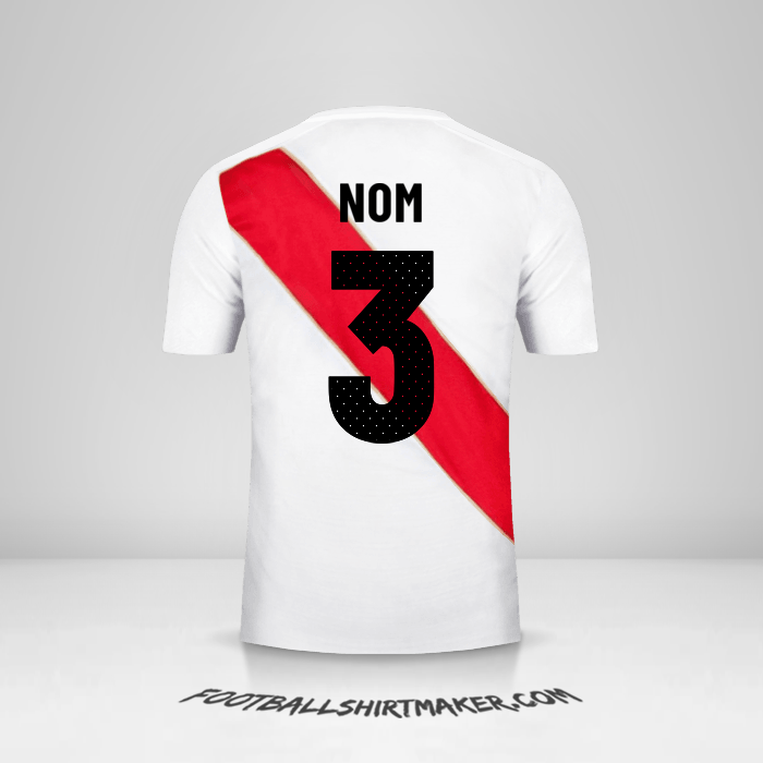 Maillot Pérou 2018 -  nom - 3
