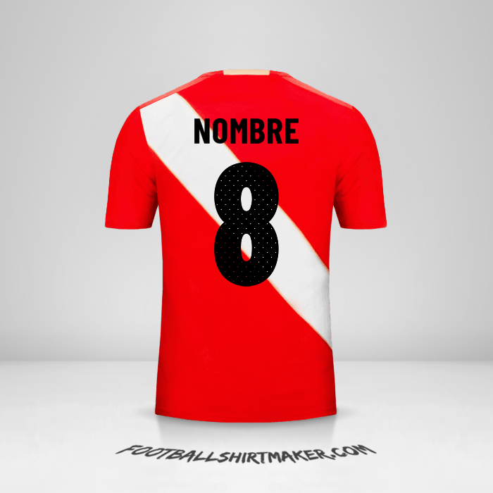 Jersey Peru 2018 Visita -  nombre - 8