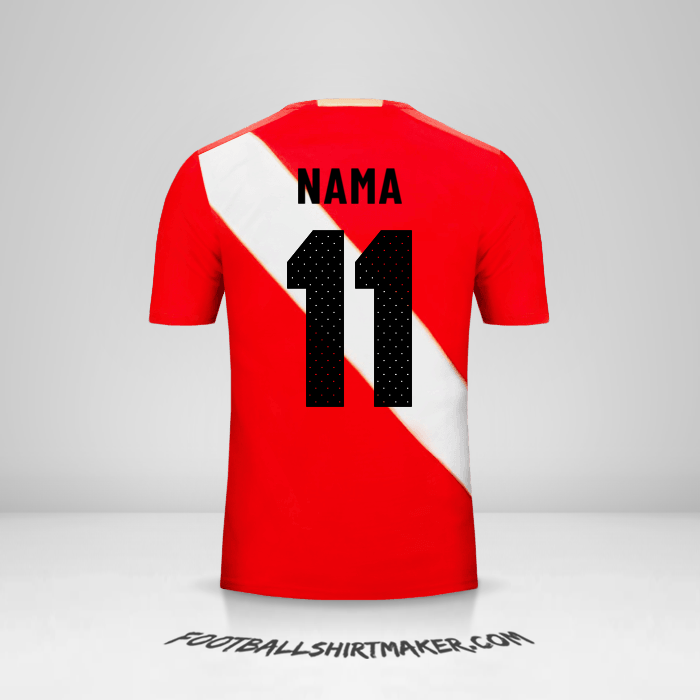 Jersey Peru 2018 Alternatif -  nama - 11