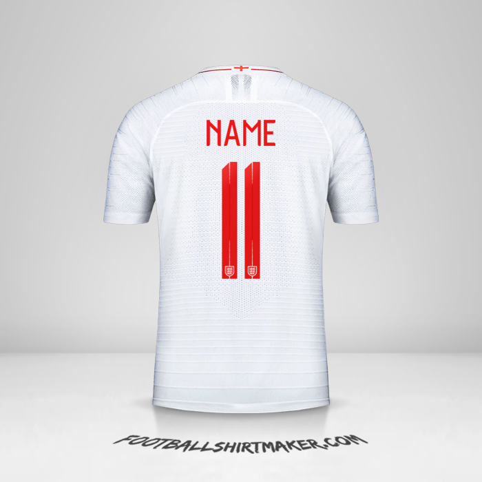 Shirt England 2018 -  name - 11