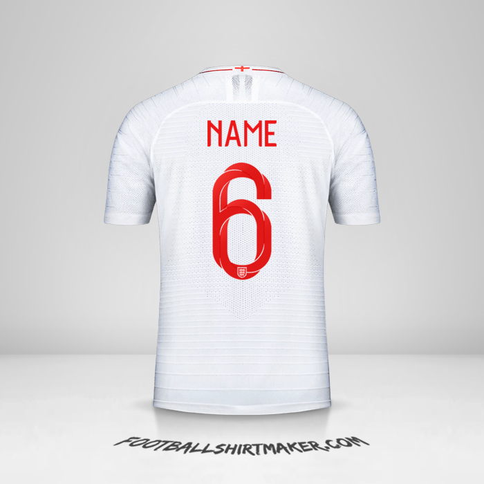 Jersey England 2018 -  name - 6