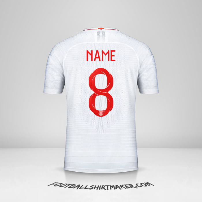 Jersey England 2018 -  name - 8