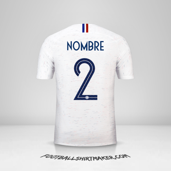 Jersey Francia 2018 Visita -  nombre - 2