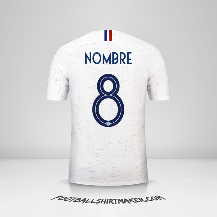 Jersey Francia 2018 Visita -  nombre - 8