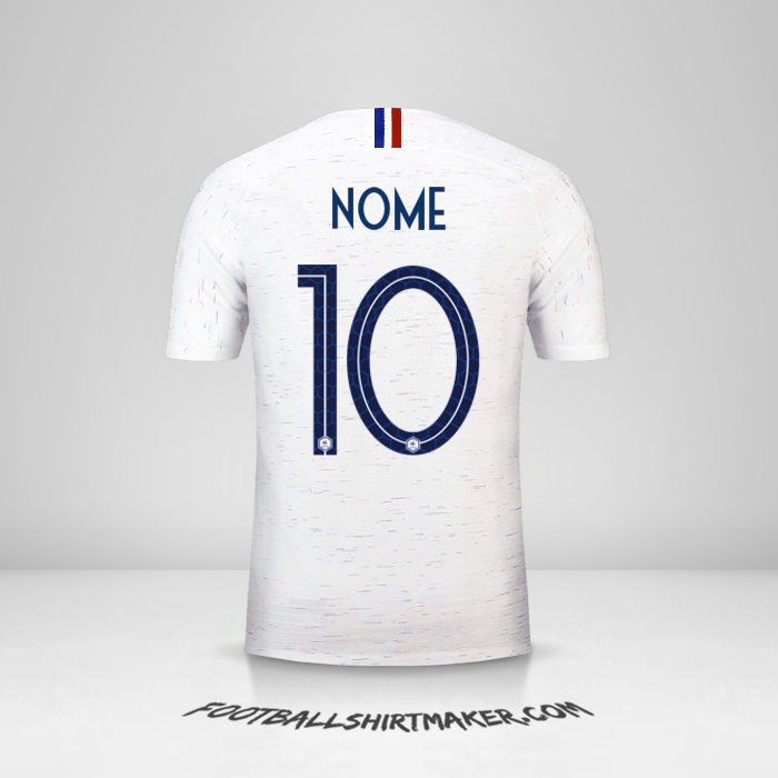 Camisa França 2018 Alternativa -  nome - 10