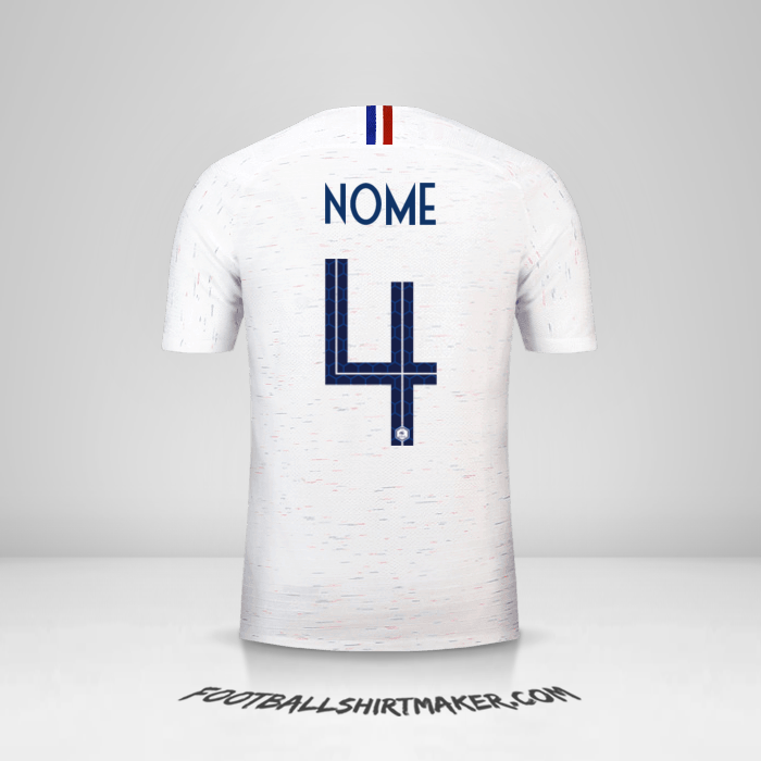 Camisola França 2018 Alternativa -  nome - 4