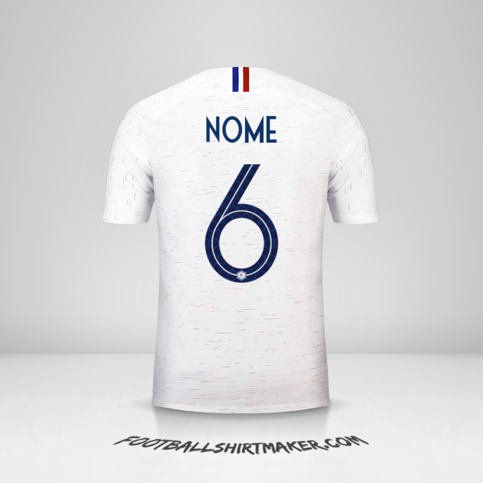 Camisola França 2018 Alternativa -  nome - 6