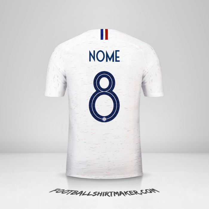 Maglia Francia 2018 Seconda -  nome - 8