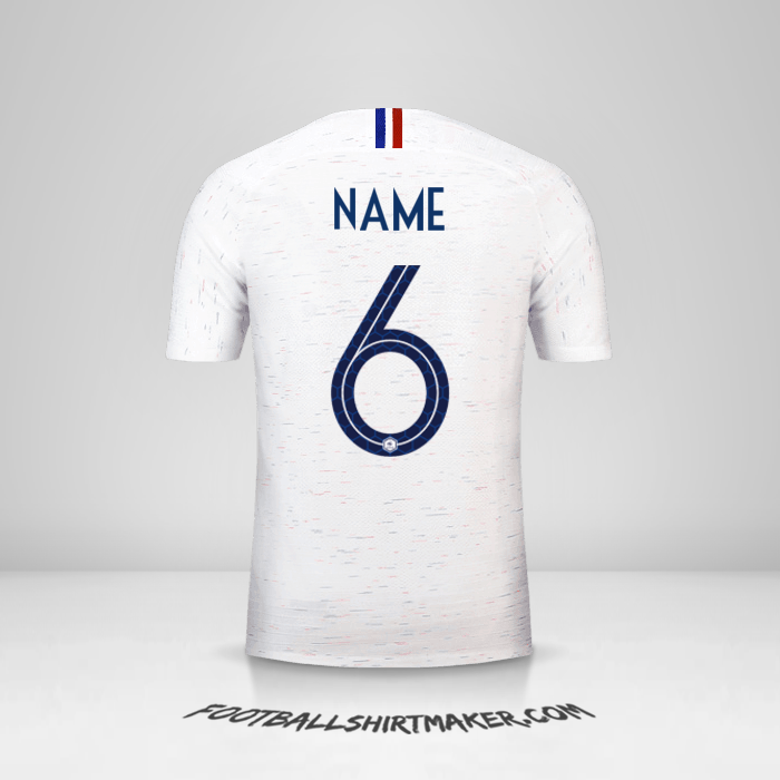 Shirt France 2018 Away -  name - 6