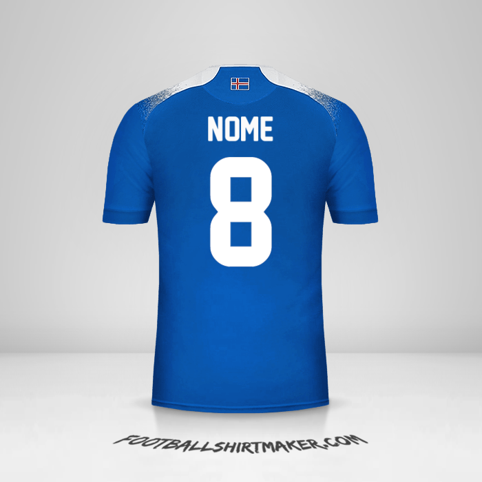 Maglia Islanda 2018 -  nome - 8