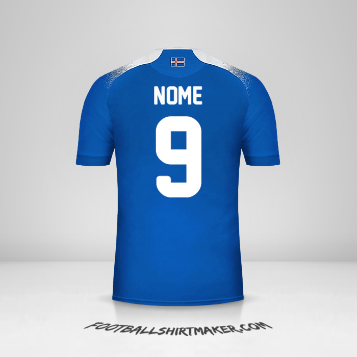 Maglia Islanda 2018 -  nome - 9