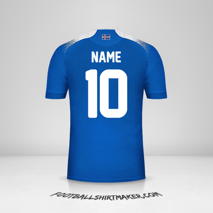 Shirt Iceland 2018 -  name - 10