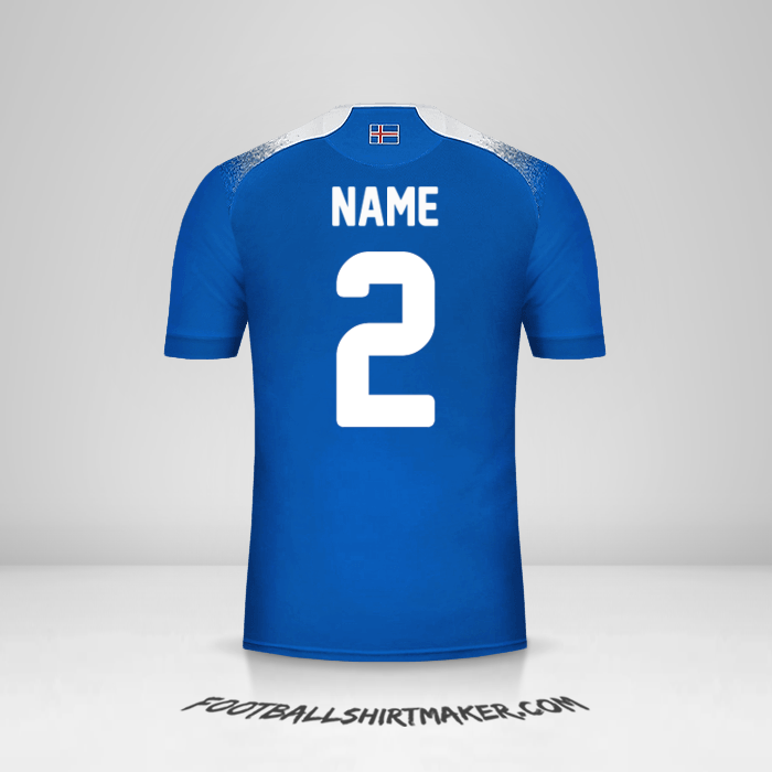 Shirt Iceland 2018 -  name - 2