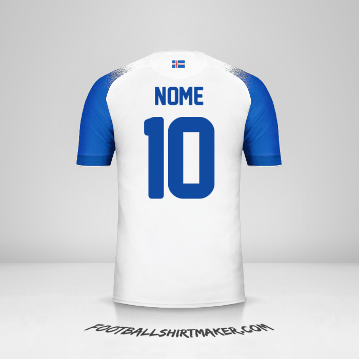 Maglia Islanda 2018 Seconda -  nome - 10