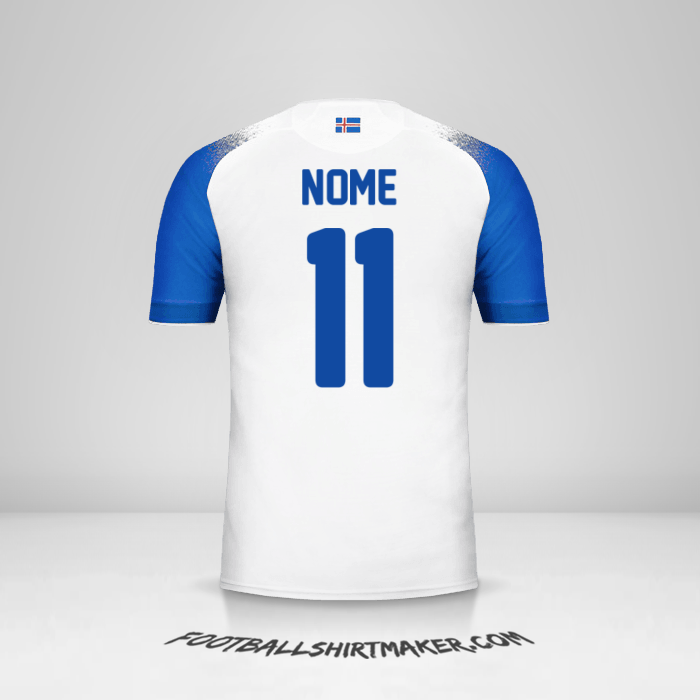 Maglia Islanda 2018 Seconda -  nome - 11
