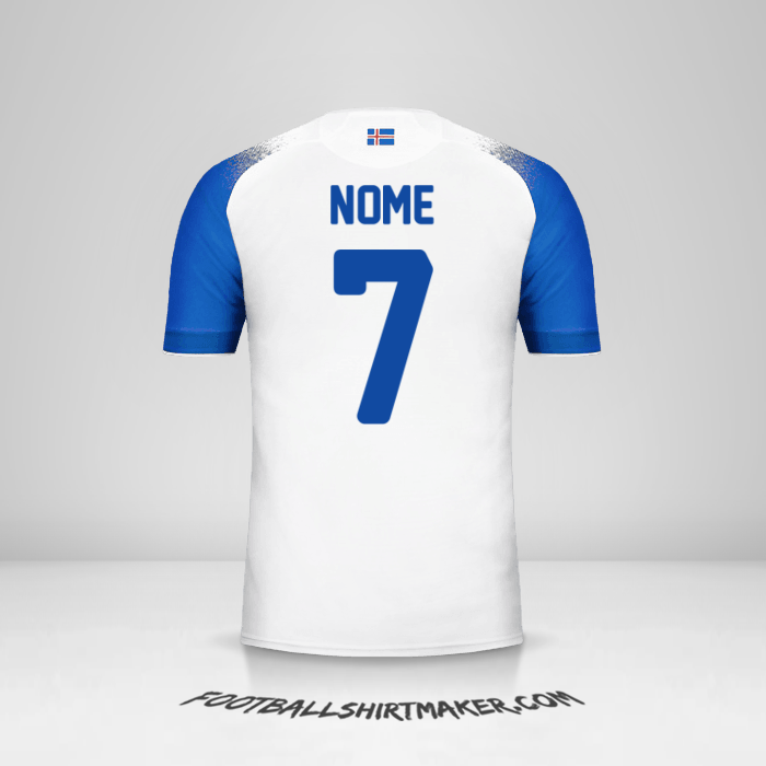 Maglia Islanda 2018 Seconda -  nome - 7