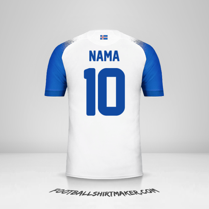 Jersey Islandia 2018 Alternatif -  nama - 10