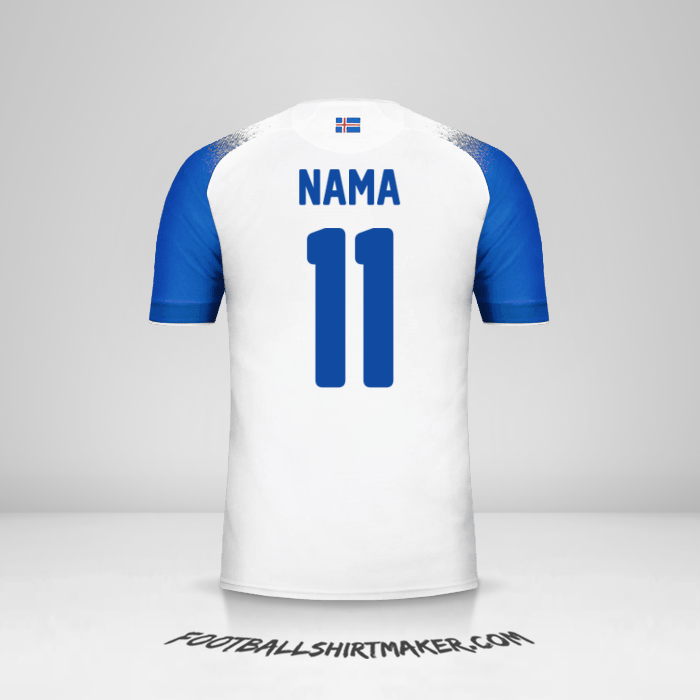 Jersey Islandia 2018 Alternatif -  nama - 11