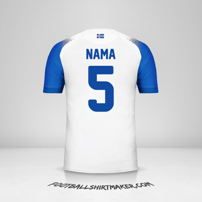 Jersey Islandia 2018 Alternatif -  nama - 5