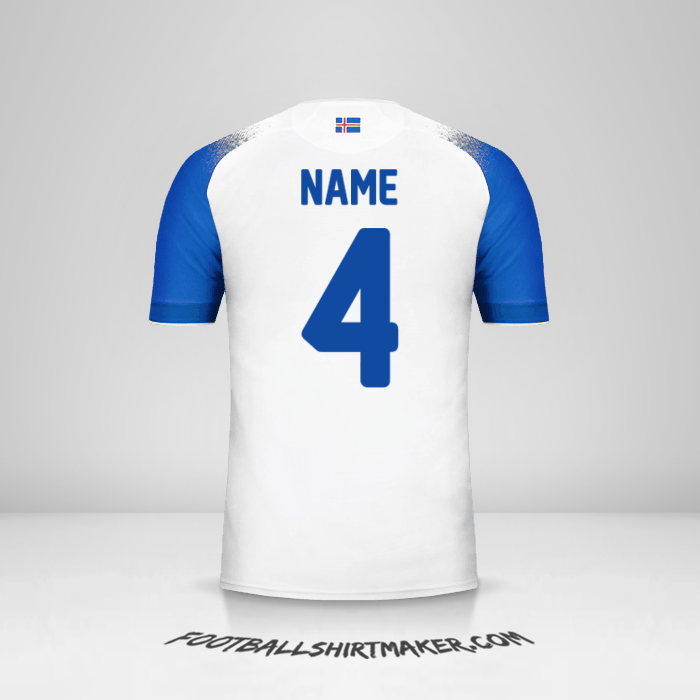 Trikot Island 2018 Auswärts -  name - 4