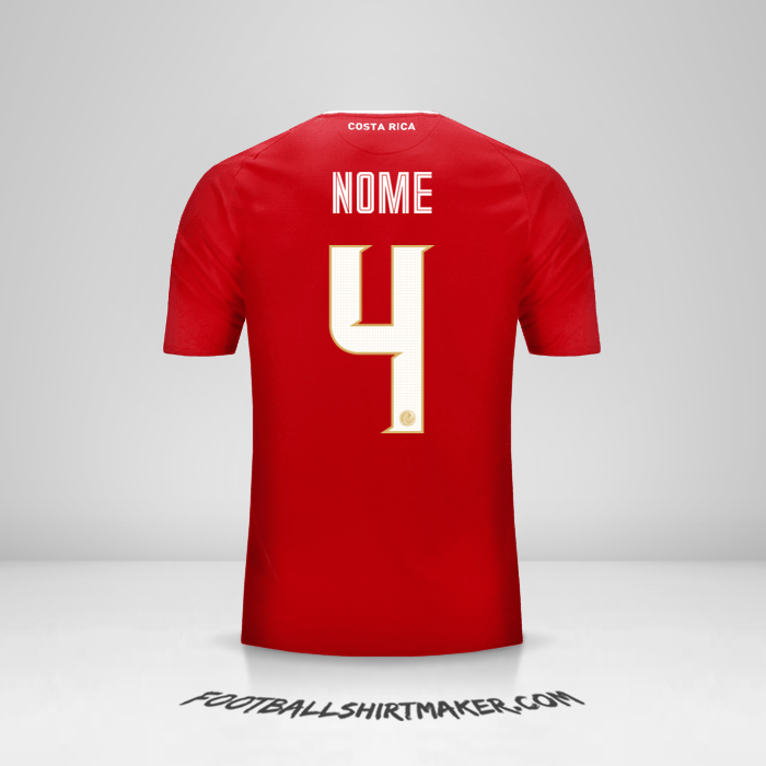 Camisa Costa Rica 2018 -  nome - 4