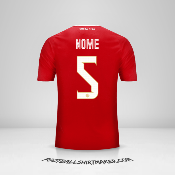 Camisola Costa Rica 2018 -  nome - 5