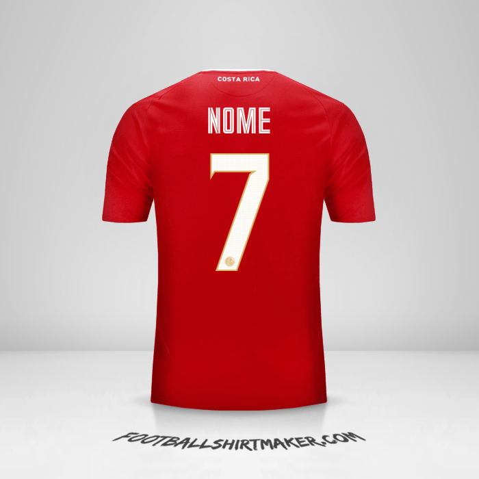 Maglia Costa Rica 2018 -  nome - 7