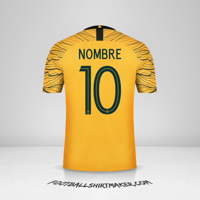 Jersey Australia 2018 -  nombre - 10