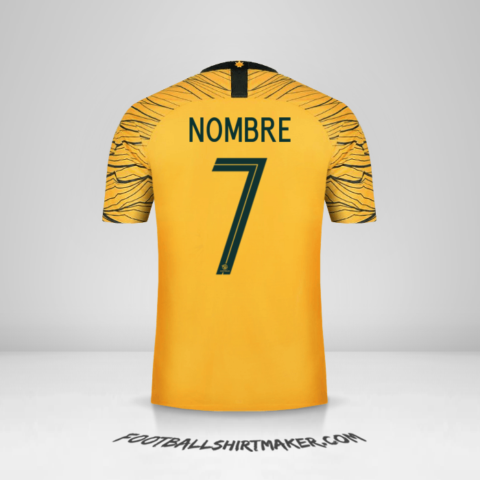 Jersey Australia 2018 -  nombre - 7