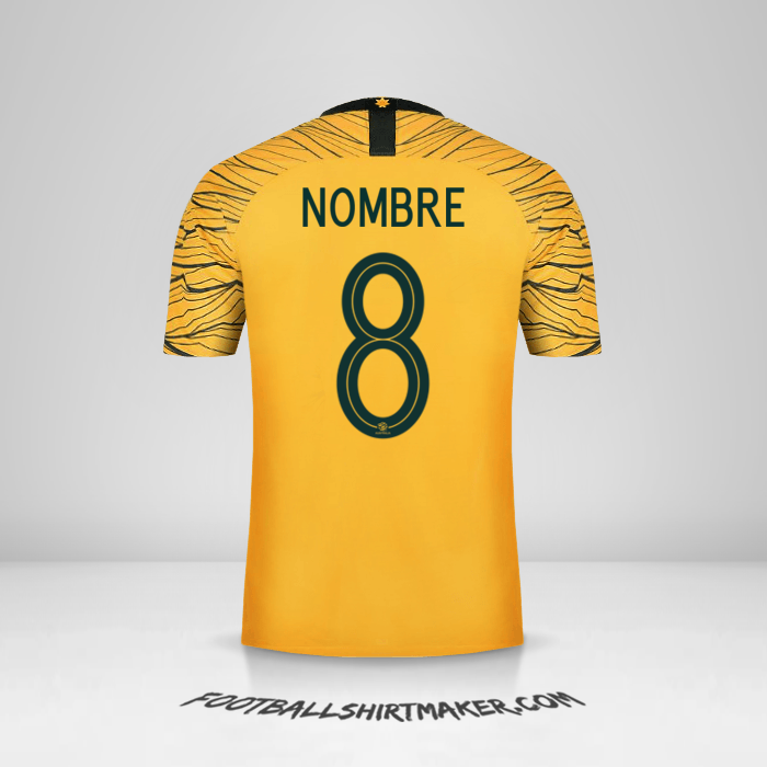 Jersey Australia 2018 -  nombre - 8
