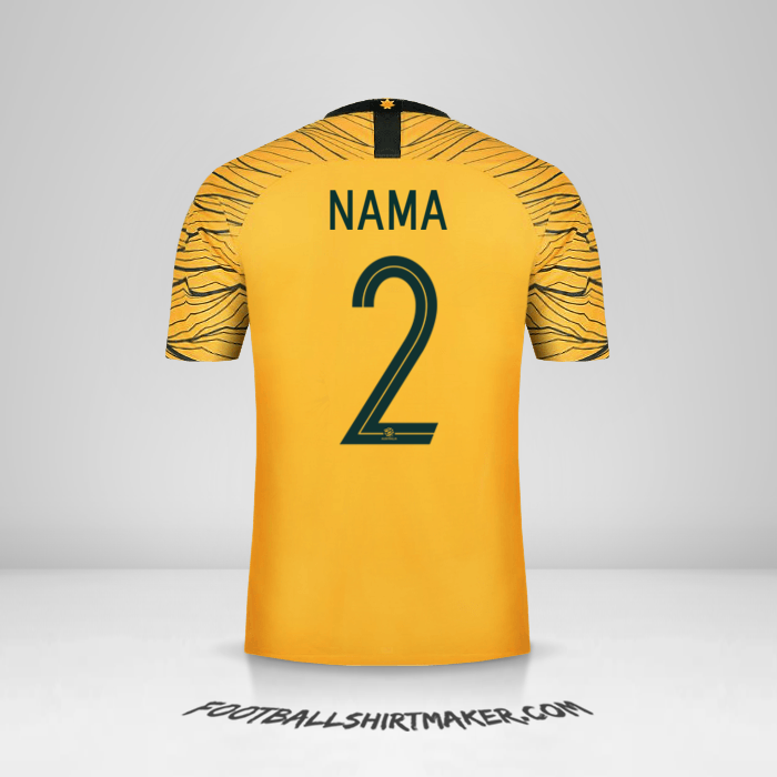 Jersey Australia 2018 -  nama - 2