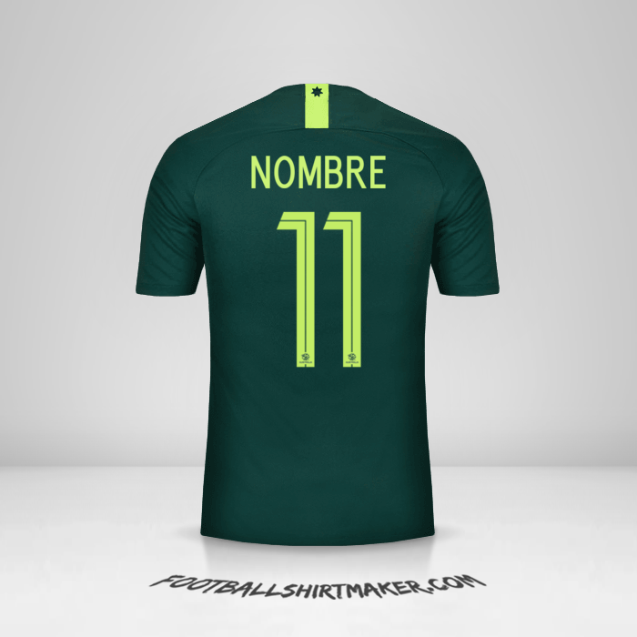 Jersey Australia 2018 Visita -  nombre - 11