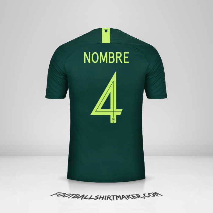 Jersey Australia 2018 Visita -  nombre - 4