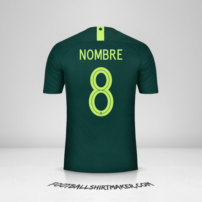 Jersey Australia 2018 Visita -  nombre - 8