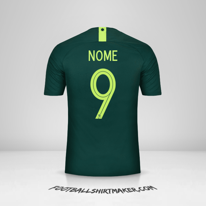 Camisola Austrália 2018 Alternativa -  nome - 9