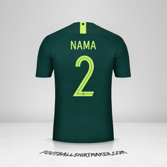 Jersey Australia 2018 Alternatif -  nama - 2