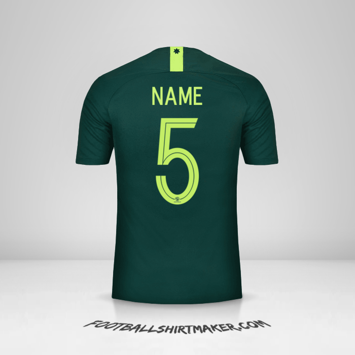 Trikot Australien 2018 Auswärts -  name - 5