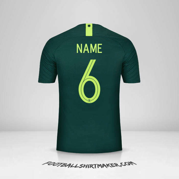 Trikot Australien 2018 Auswärts -  name - 6