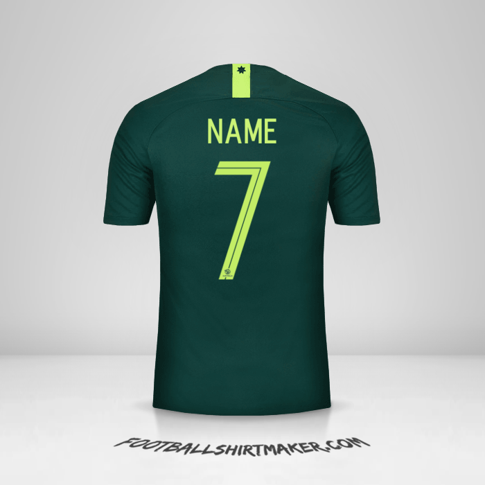 Shirt Australia 2018 Away -  name - 7
