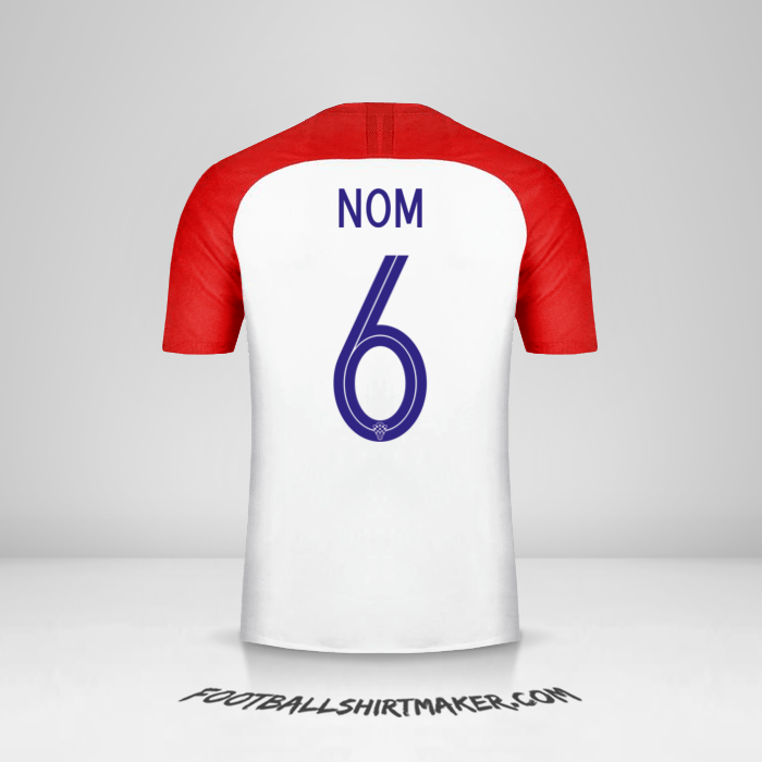 Maillot Croatie 2018 -  nom - 6