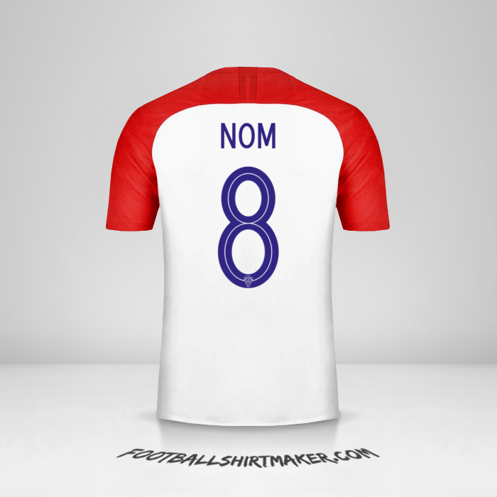 Maillot Croatie 2018 -  nom - 8